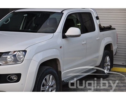 Защита порогов площадка для Volkswagen Amarok